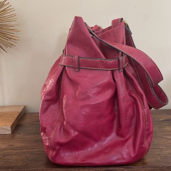 Gorgeous AXCESS Rasberry Red Hobo Bag - Picture 4 of 8